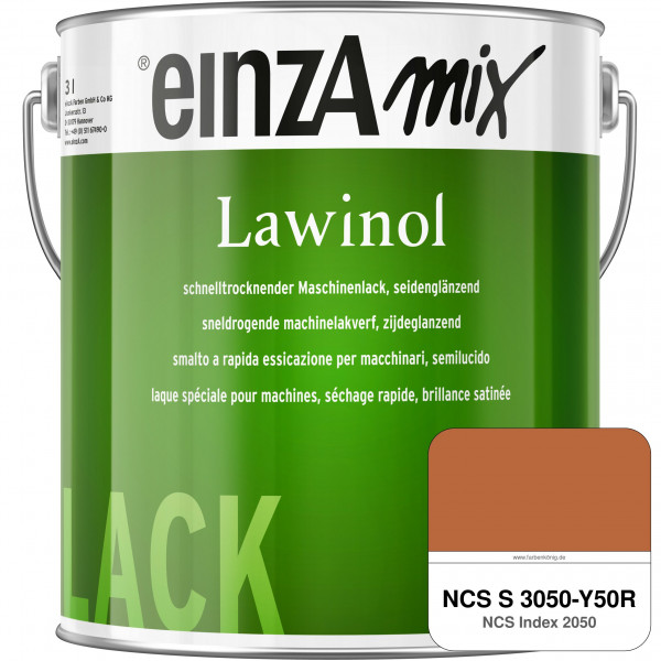 einzA Lawinol seidenglänzend (NCS S 3050-Y50R)