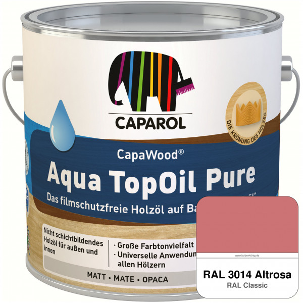 CapaWood® AquaTopOil Pure (RAL 3014 Altrosa) - ersetzt CapaGreen Holz-Öl Aqua