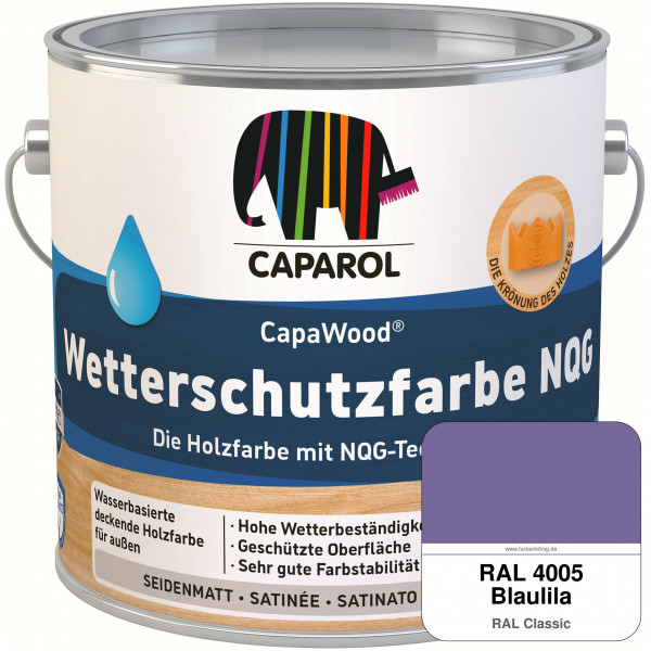 CapaWood® Wetterschutzfarbe NQG (RAL 4005 Blaulila) - ersetzt Capadur Wetterschutzfarbe NQG
