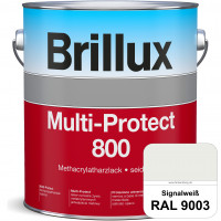 Multi-Protect 800 (RAL 9003 Signalweiß) seidenmatter, hoch wetterbeständiger Methacrylatharzlack, fü