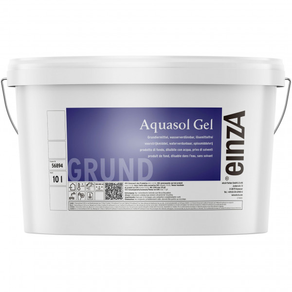 einzA Aquasol Gel (B-Ware) - 5 Liter (Farblos)