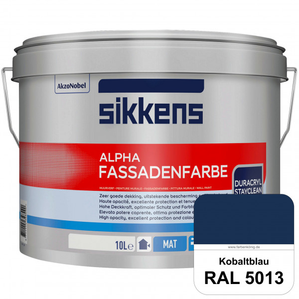 Alpha Fassadenfarbe (RAL 5013 Kobaltblau)