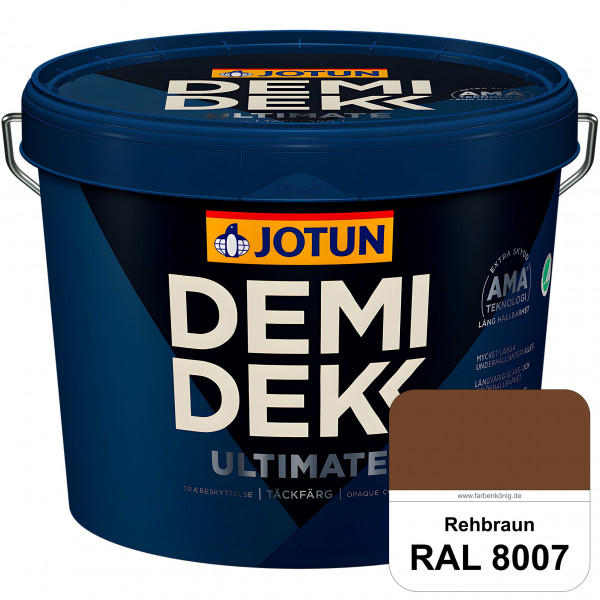 DEMIDEKK ULTIMATE Täckfärg - Deckende Holzfarbe (RAL 8007 Rehbraun)