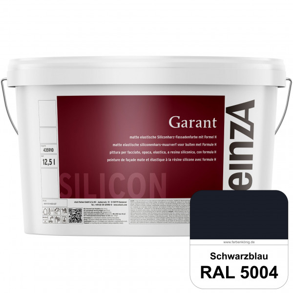 einzA Garant (RAL 5004 Schwarzblau) elastische Siliconharz-Fassadenfarbe