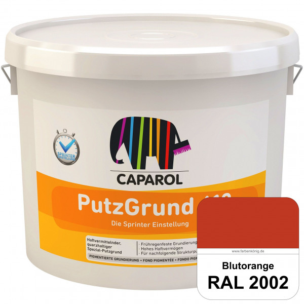 Putzgrund 610 SPRINTER (RAL 2002 Blutorange) Grundanstrich & Haftbrücke für Strukturputz-Beschichtun