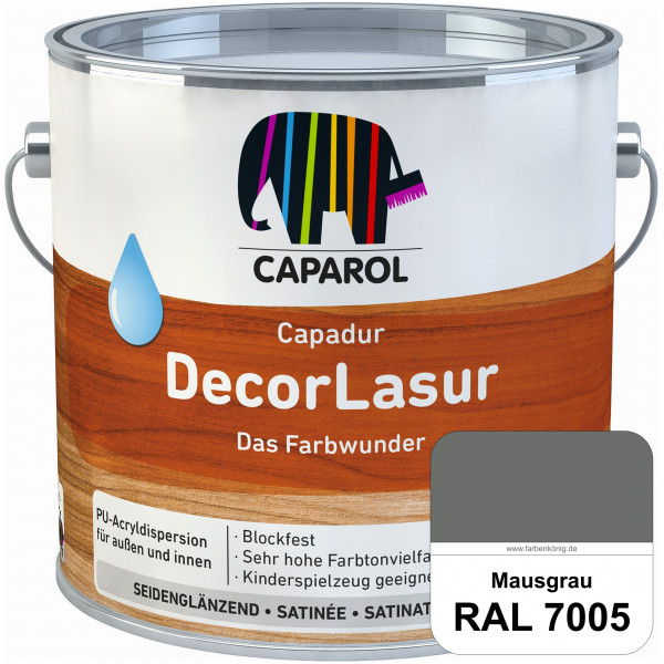Capadur DecorLasur (RAL 7005 Mausgrau) Gestaltung & Schutz von maßhaltigen Holzbauteilen wie Fenster