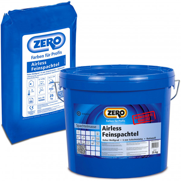 Airless Feinspachtel Eimerware (Naturweiß)