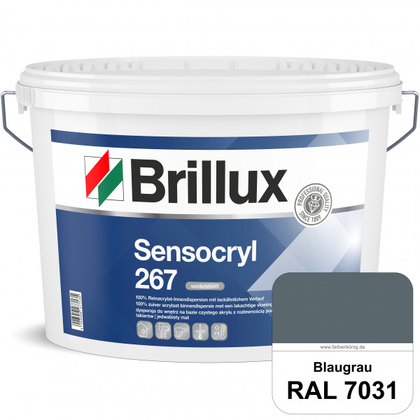 Sensocryl ELF 267 (RAL 7031 Blaugrau) seidenmatt hochwertige Reinacrylat-Innendispersion für Artzpra