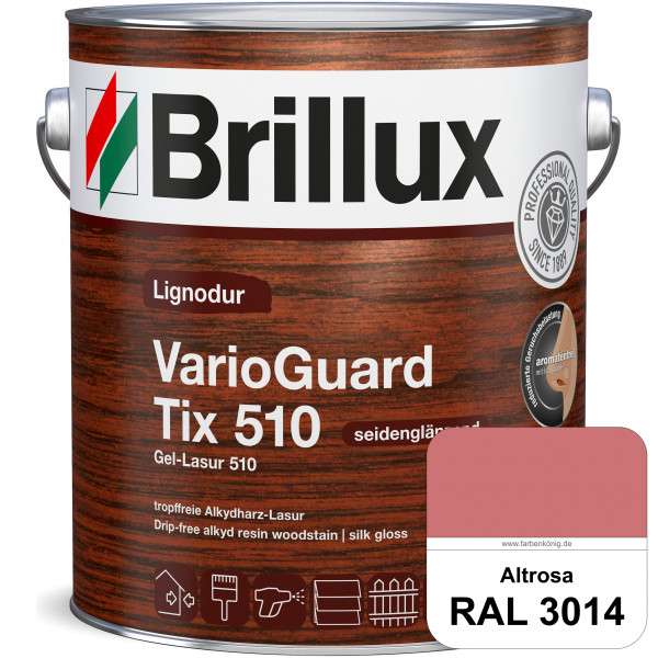 Lignodur VarioGuard Tix 510 (Gel-Lasur 510) RAL 3014 Altrosa
