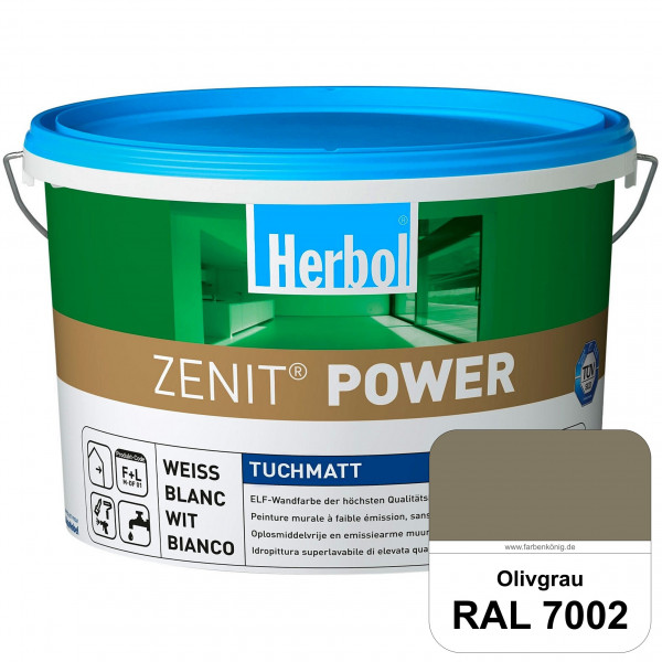 Herbol Zenit Power (RAL 7002 Olivgrau) Superdeckende ELF-Wandfarbe