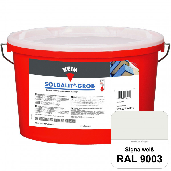 KEIM Soldalit®-Grob (RAL 9003 Signalweiß)