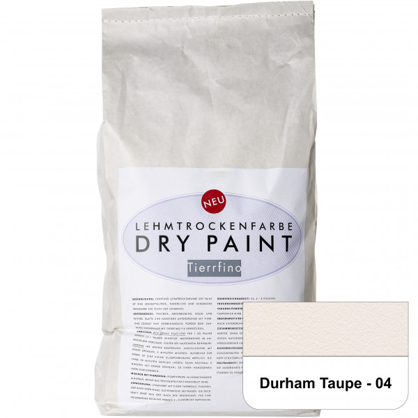 DRY-PAINT Lehmtrockenfarbe - Durham Taupe - 04