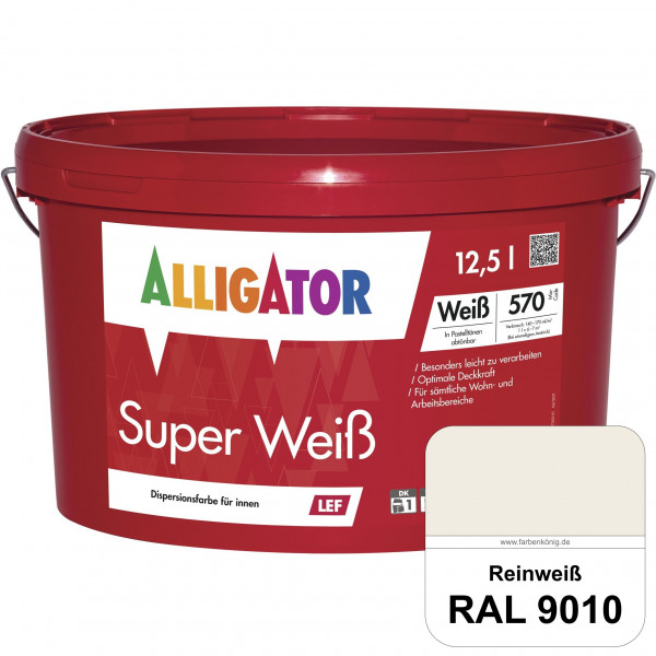 Super Weiß LEF (RAL 9010 Reinweiß)