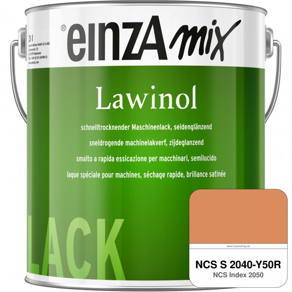 einzA Lawinol seidenglänzend (NCS S 2040-Y50R)