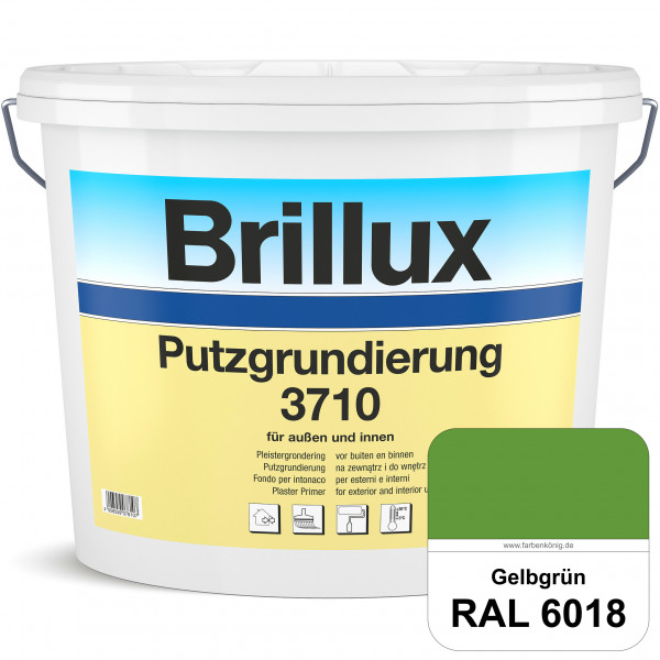 Putzgrundierung 3710 (RAL 6018 Gelbgrün) Wetterbeständige & quarzhaltige Grundierfarbe auf Dispersio