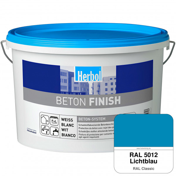 Beton Finish (RAL 5012 Lichtblau)