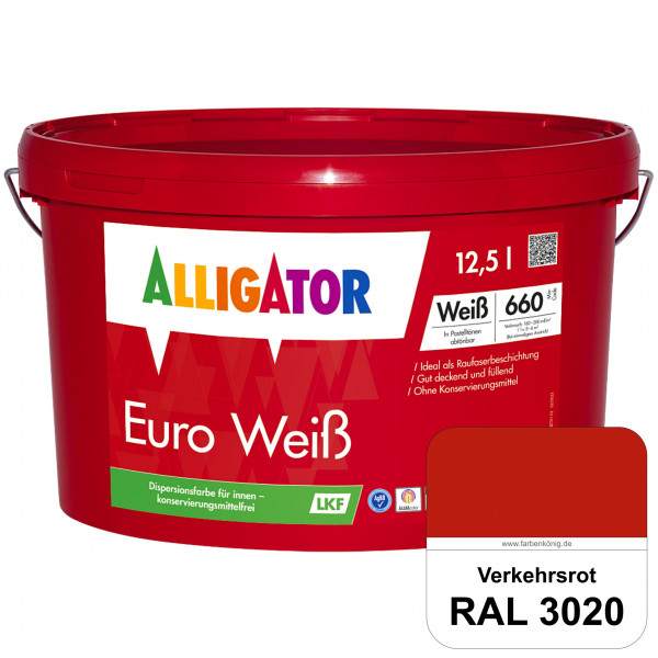 Euro Weiß LKF (RAL 3020 Verkehrsrot)