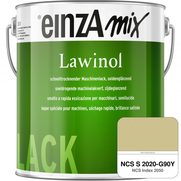 einzA Lawinol seidenglänzend (NCS S 2020-G90Y)