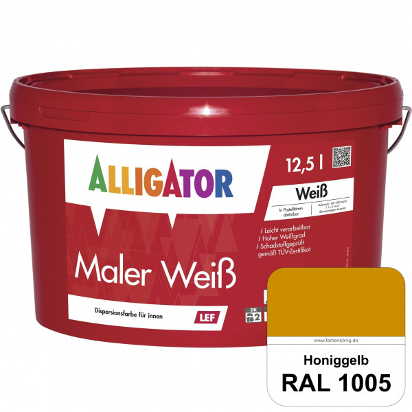 Maler Weiß LEF (RAL 1005 Honiggelb)