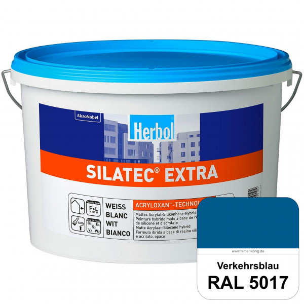 Silatec Extra (RAL 5017 Verkehrsblau) Siliconharz-Hybrid-Fassadenfarbe