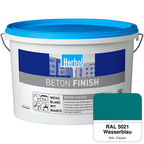 Beton Finish (RAL 5021 Wasserblau)