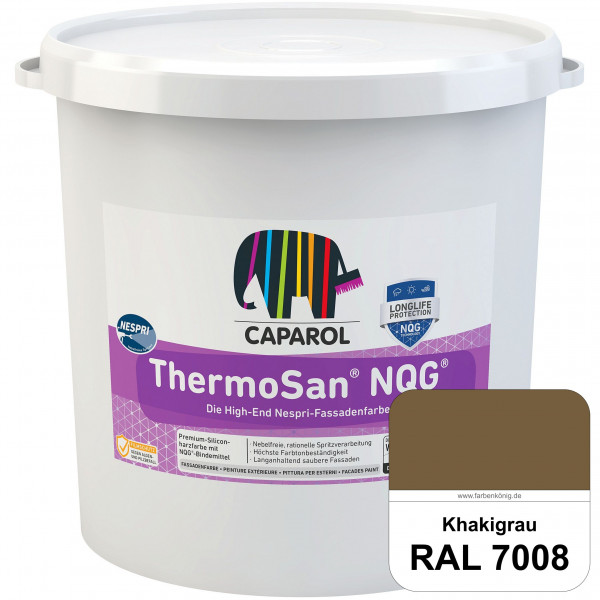 ThermoSan® NQG® Nespri (RAL 7008 Khakigrau) Siliconharz-Bindemittelkombination mit integrierter Nano