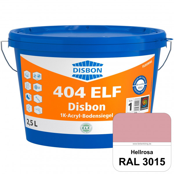 Disbon 404 ELF 1K-Acryl-Bodensiegel (RAL 3015 Hellrosa) 1K PU-verstärkte, emissions- und lösemittelf