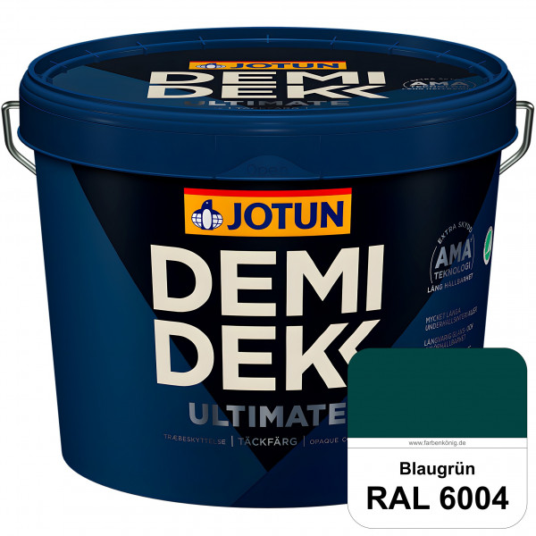 DEMIDEKK ULTIMATE Täckfärg - Deckende Holzfarbe (RAL 6004 Blaugrün)