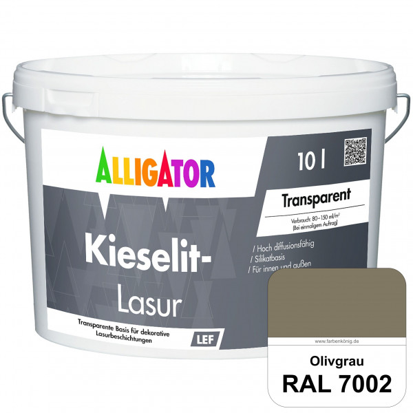 Kieselit-Lasur (RAL 7002 Olivgrau)