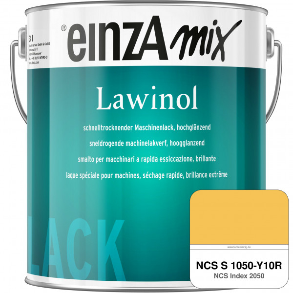 einzA Lawinol hochglänzend (NCS S 1050-Y10R)