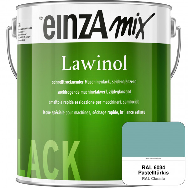 einzA Lawinol seidenglänzend (RAL 6034 Pastelltürkis)