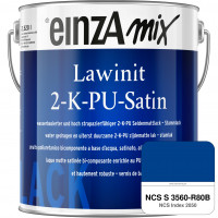 einzA Lawinit 2-K-PU Satin Stammlack (NCS S 3560-R80B)