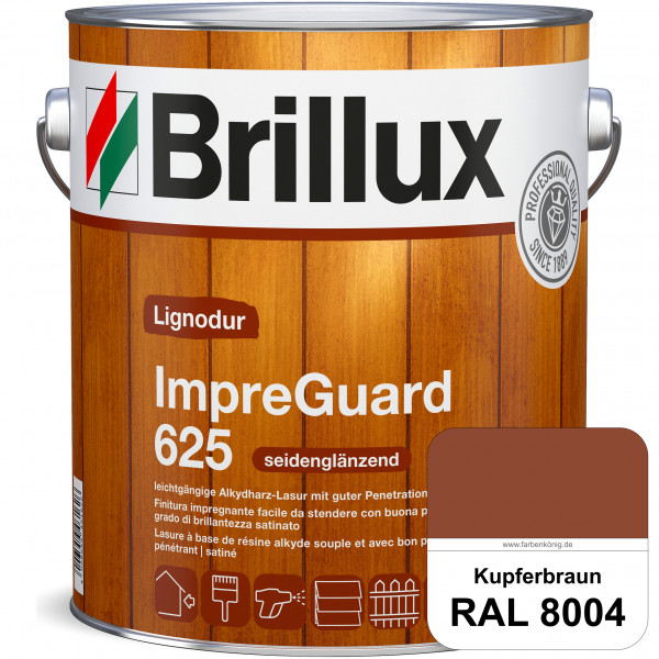 ImpraGuard 625 (RAL 8004 Kupferbraun) imprägnierende Lasur (lösemittelhaltig) für allen Laub- und Na