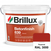 Betonfinish 839 (RAL 3000 Feuerrot) elastische Beschichtung zum Schutz rissgefährdeter Betonbauteile
