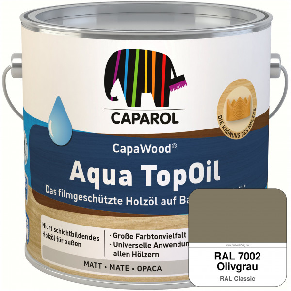 CapaWood® AquaTopOil (RAL 7002 Olivgrau)