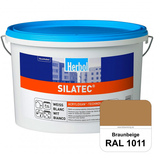 Silatec (RAL 1011 Braunbeige) Acrylatverstärkte, füllende Siliconharz-Fassadenfarbe