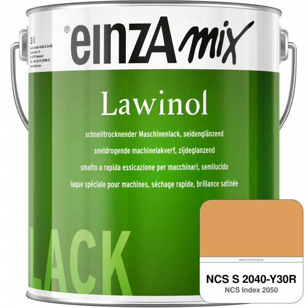 einzA Lawinol seidenglänzend (NCS S 2040-Y30R)