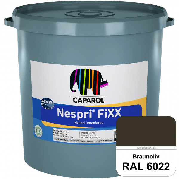 Nespri® FiXX (RAL 6022 Braunoliv) Spezielle Innenfarbe für die rationelle Beschichtung im Nespri-Spr