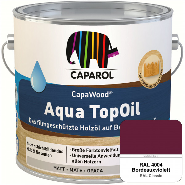 CapaWood® AquaTopOil (RAL 4004 Bordeauxviolett)