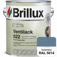 Impredur Ventilack 822 (RAL 5014 Taubenblau) Seidenglanzlack (lösemittelhaltig) Fenster & Türen inne