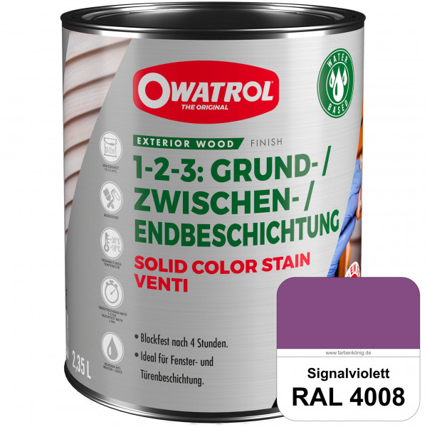 SOLID COLOR STAIN VENTI (RAL 4008 Signalviolett)