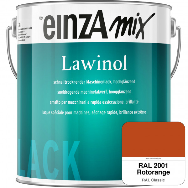 einzA Lawinol hochglänzend (RAL 2001 Rotorange)