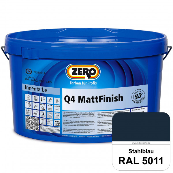 Q4 MattFinish (RAL 5011 Stahlblau)