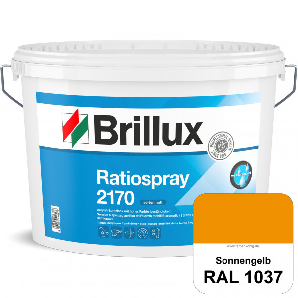 Ratiospray 2170 (RAL 1037 Sonnengelb) wasserbasierter, seidenmatter & farbtonbeständiger Allround-Sp