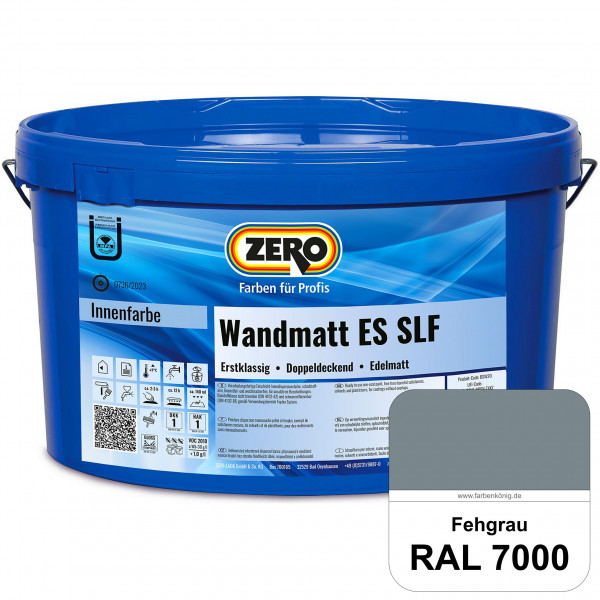 Wandmatt ES SLF (RAL 7000 Fehgrau)
