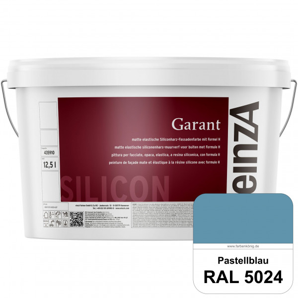 einzA Garant (RAL 5024 Pastellblau) elastische Siliconharz-Fassadenfarbe
