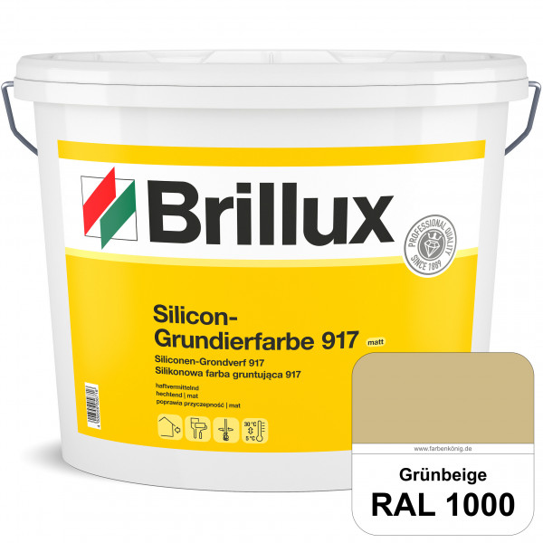 Silicon-Grundierfarbe 917 (RAL 1000 Grünbeige) Spezial-Grundierfarbe im Silicon-System (außen)