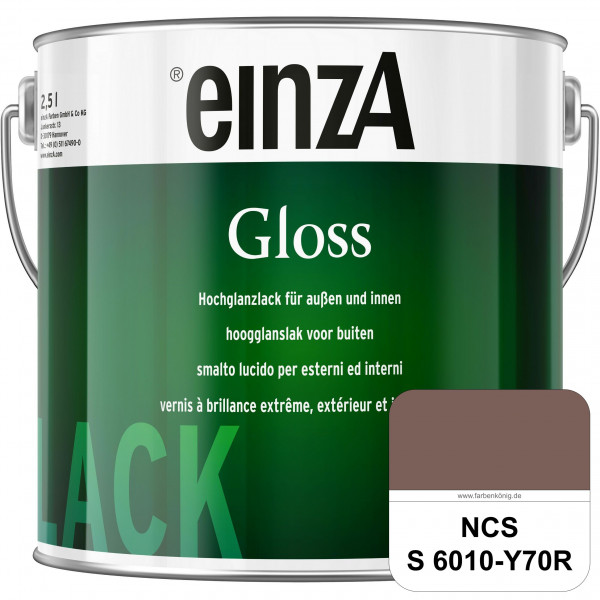 einzA Gloss (NCS S 6010-Y70R) Hochwertiger Alkydharzlack in Premium-Qualität, hochglänzend.