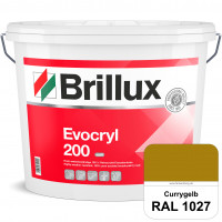 Evocryl 200 (RAL 1027 Currygelb) Verschmutzungsunempfindliche 100% Reinacrylat Fassadenfarbe