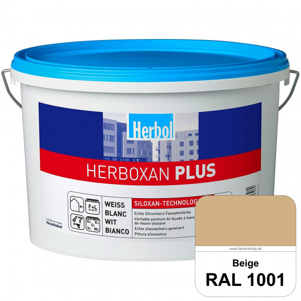 Herboxan Plus (RAL 1001 Beige) Siliconharz-Fassadenfarbe für längere saubere Fassaden